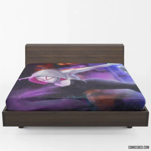 Gwen Stacy Chronicles Marvel Iconic Heroine Comic Fitted Sheet