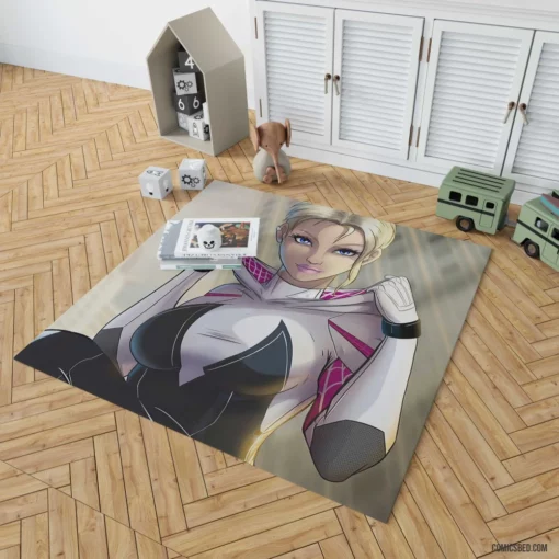 Gwen Stacy DC Marvelous Icon Comic Rug 1