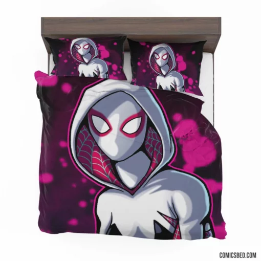 Gwen Stacy Hood Marvel Icon Comic Bedding Set 1