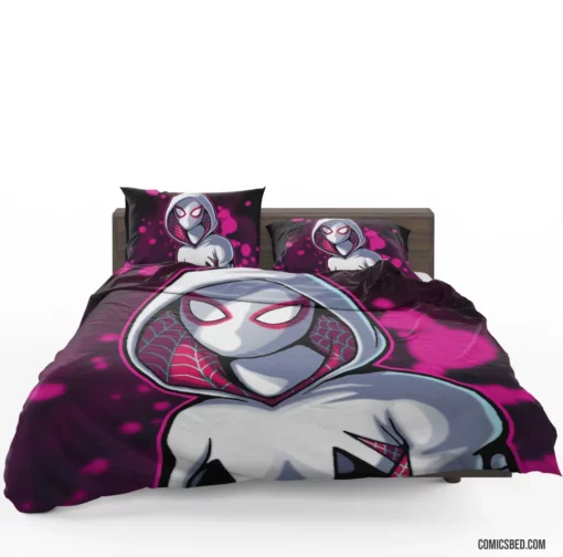 Gwen Stacy Hood Marvel Icon Comic Bedding Set