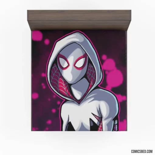 Gwen Stacy Hood Marvel Icon Comic Fitted Sheet 1