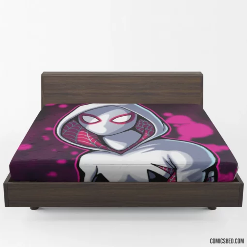 Gwen Stacy Hood Marvel Icon Comic Fitted Sheet