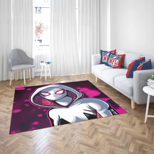 Gwen Stacy Hood Marvel Icon Comic Rug 2