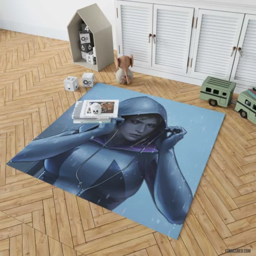 Gwen Stacy Hood Spider-Gwen Tale Comic Rug 1