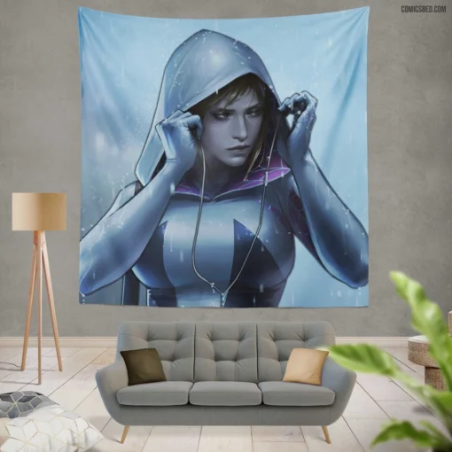 Gwen Stacy Hood Spider-Gwen Tale Comic Wall Tapestry