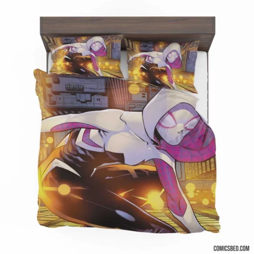 Gwen Stacy Legacy Marvel Iconic Heroine Comic Bedding Set 1