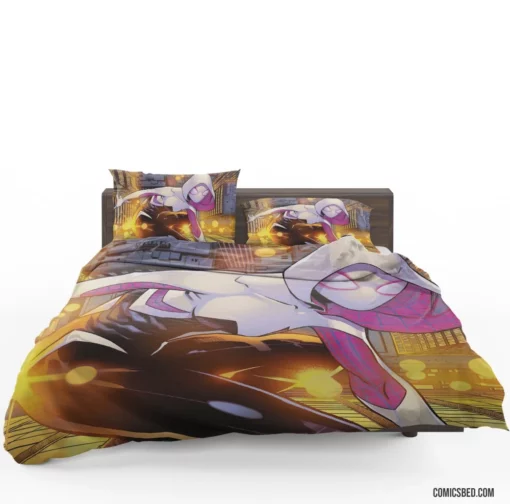 Gwen Stacy Legacy Marvel Iconic Heroine Comic Bedding Set