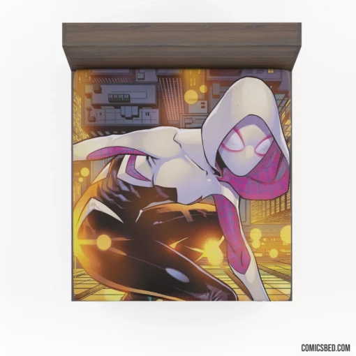 Gwen Stacy Legacy Marvel Iconic Heroine Comic Fitted Sheet 1
