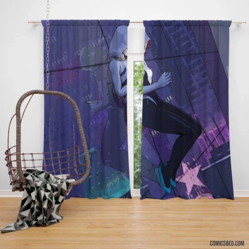 Gwen Stacy Marvel Classic Character Comic Curtain