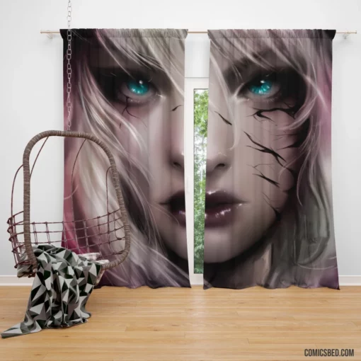 Gwen Stacy Marvel Empowered Icon Comic Curtain