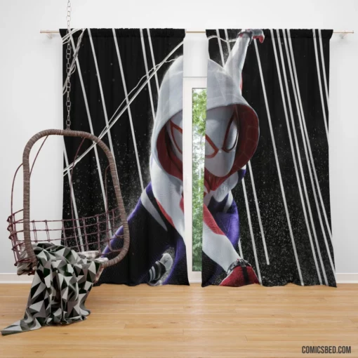 Gwen Stacy Marvel Iconic Heroine Comic Curtain