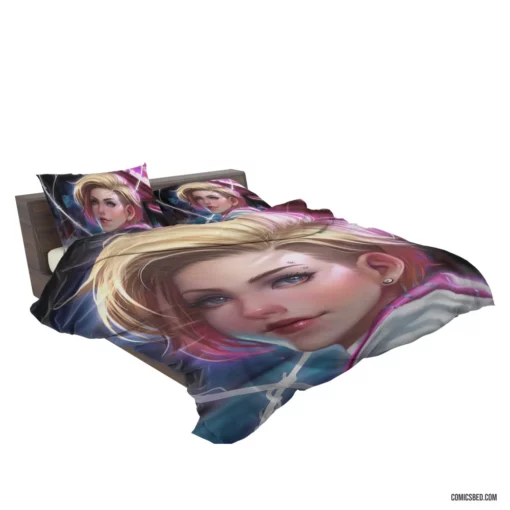 Gwen Stacy Marvel Webbed Icon Comic Bedding Set 2