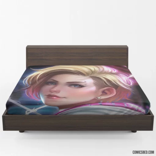 Gwen Stacy Marvel Webbed Icon Comic Fitted Sheet