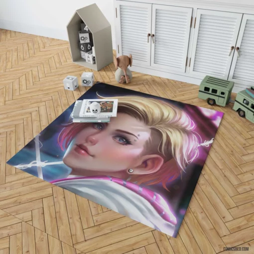 Gwen Stacy Marvel Webbed Icon Comic Rug 1