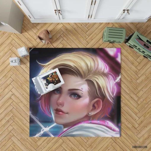 Gwen Stacy Marvel Webbed Icon Comic Rug