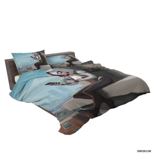 Gwen Stacy Unleashed Marvel Iconic Character Comic Bedding Set 2