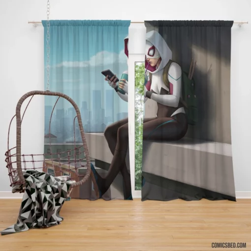 Gwen Stacy Unleashed Marvel Iconic Character Comic Curtain