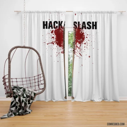 Hack/Slash Slasher Hunters Comic Curtain