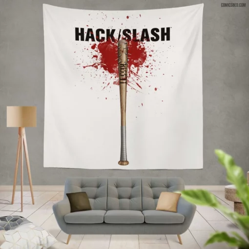 Hack/Slash Slasher Hunters Comic Wall Tapestry