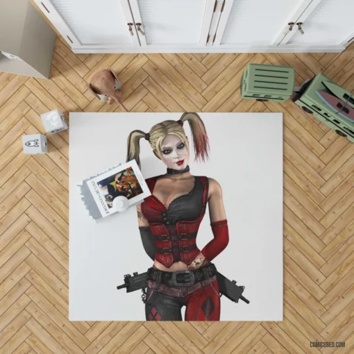 Harley Quinn Anarchy Queen Comic Rug