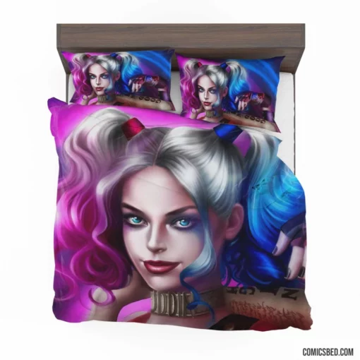 Harley Quinn Baseball Bat DC Jester Comic Bedding Set 1