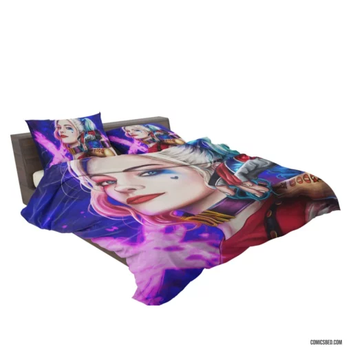 Harley Quinn Baseball Bat DC Joker Comic Bedding Set 2