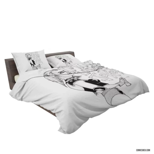 Harley Quinn Batman Enigma Comic Bedding Set 2