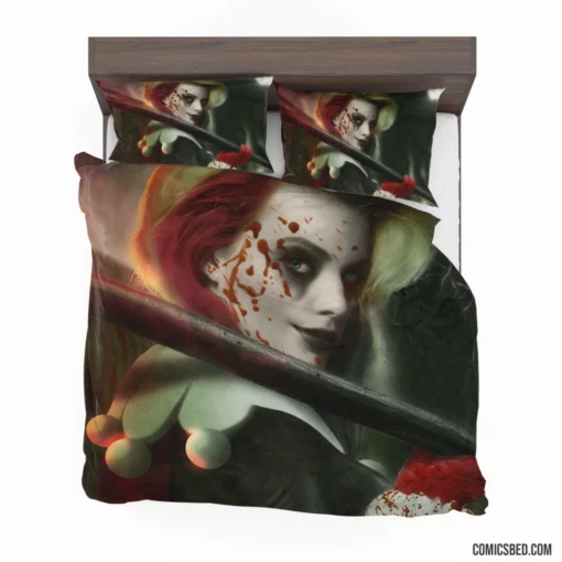 Harley Quinn Blonde DC Mischievous Jester Comic Bedding Set 1