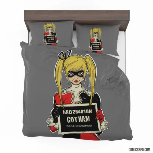 Harley Quinn Chaos Queen Comic Bedding Set 1