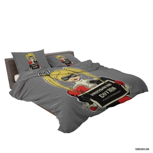 Harley Quinn Chaos Queen Comic Bedding Set 2