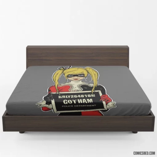 Harley Quinn Chaos Queen Comic Fitted Sheet