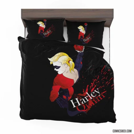 Harley Quinn Chaotic Capers Comic Bedding Set 1