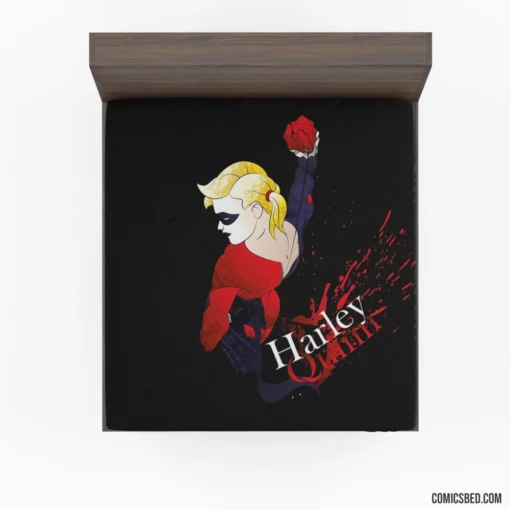 Harley Quinn Chaotic Capers Comic Fitted Sheet 1