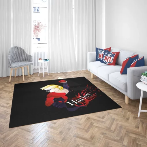 Harley Quinn Chaotic Capers Comic Rug 2