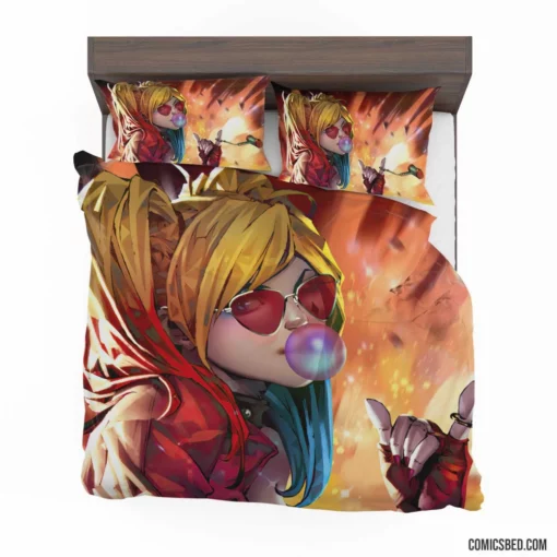 Harley Quinn Chronicles DC Playful Rebel Comic Bedding Set 1