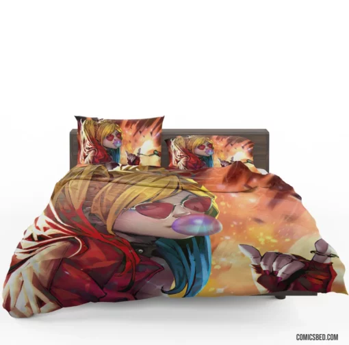 Harley Quinn Chronicles DC Playful Rebel Comic Bedding Set