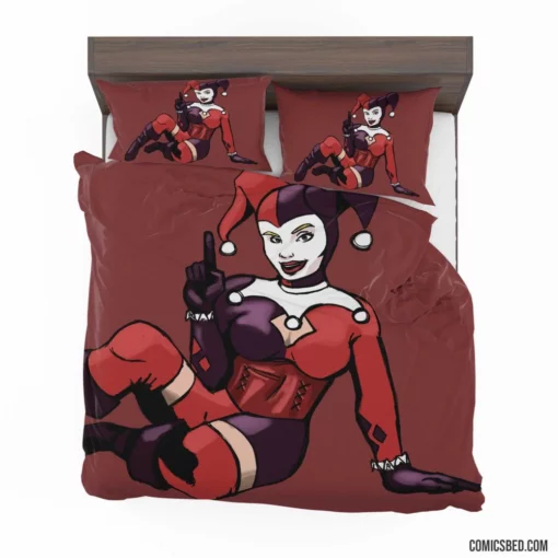 Harley Quinn Clown Princess of Crime Comic Bedding Set 1