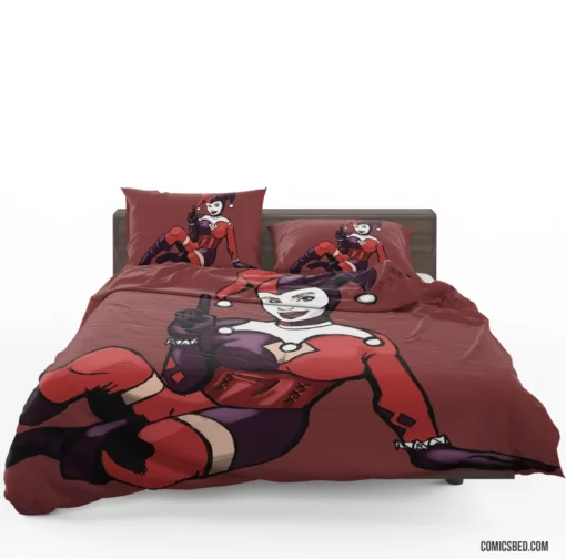 Harley Quinn Clown Princess of Crime Comic Bedding Set