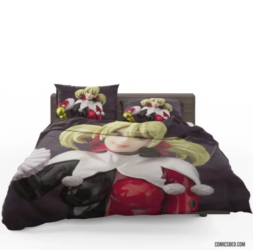 Harley Quinn Clown Queen Antics Comic Bedding Set