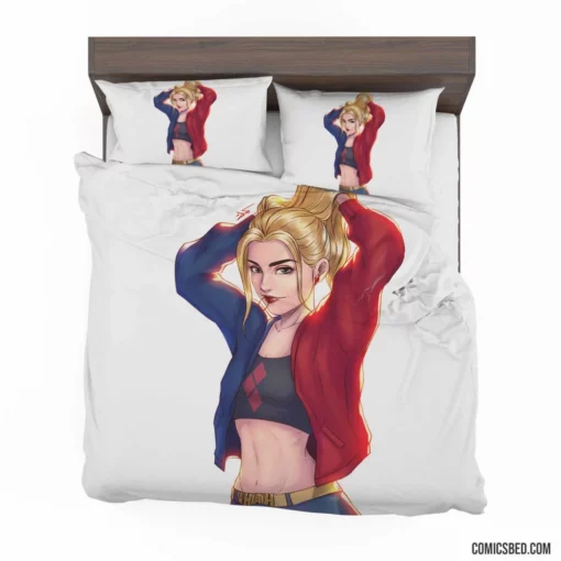 Harley Quinn DC Colorful Character Comic Bedding Set 1