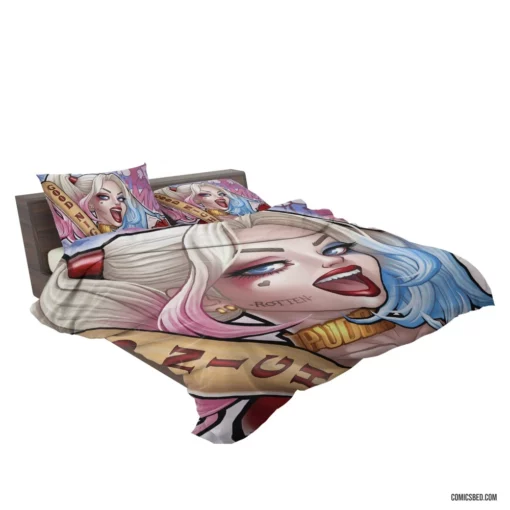 Harley Quinn DC Colorful Villain Comic Bedding Set 2