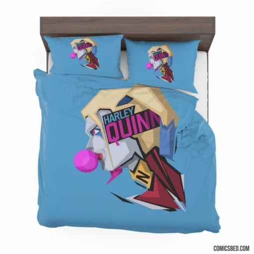 Harley Quinn DC Colorful Women Hero Comic Bedding Set 1