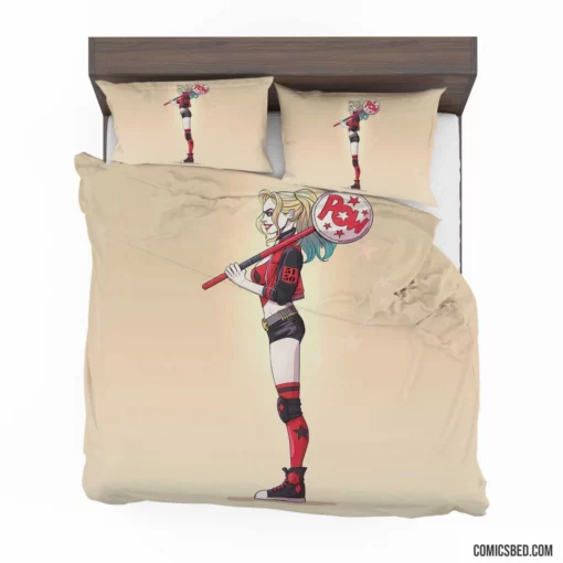 Harley Quinn DC Mischievous Comic Bedding Set 1