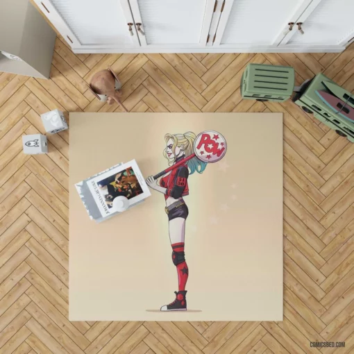 Harley Quinn DC Mischievous Comic Rug