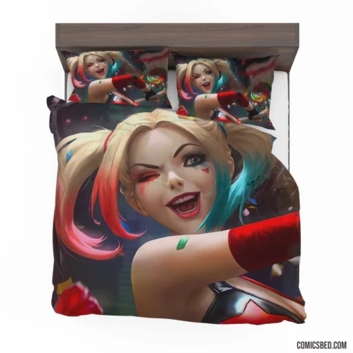 Harley Quinn DC Mischievous Soul Comic Bedding Set 1