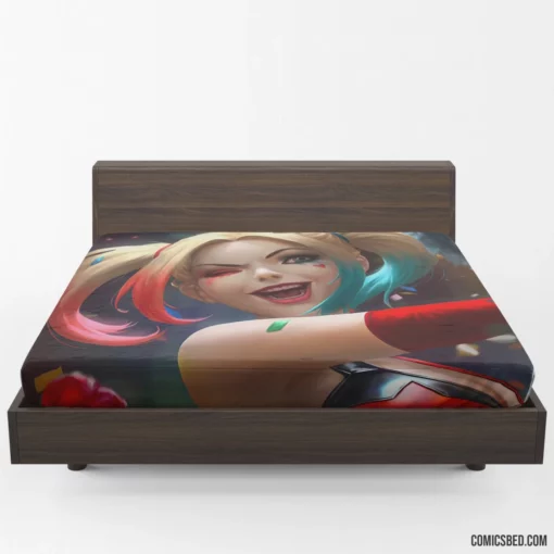 Harley Quinn DC Mischievous Soul Comic Fitted Sheet