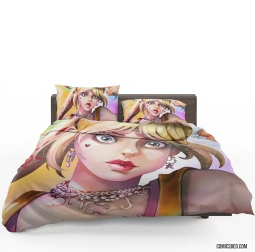 Harley Quinn DC Playful Essence Comic Bedding Set