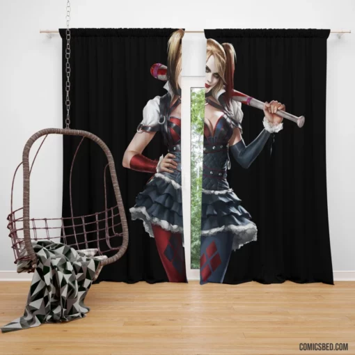 Harley Quinn DC Quirky Villain Comic Curtain