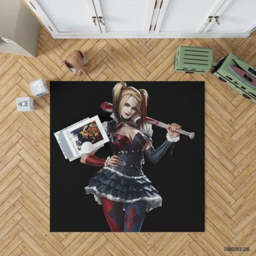 Harley Quinn DC Quirky Villain Comic Rug