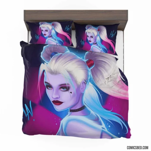 Harley Quinn DC Vibrant Spirit Comic Bedding Set 1